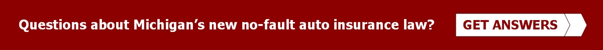 Michigan No Fault Auto Insurance Reform - WAyoung.com